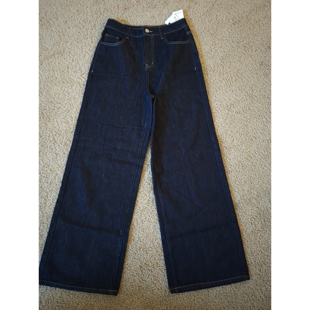 Commense Flair Leg Dark Denim Jeans